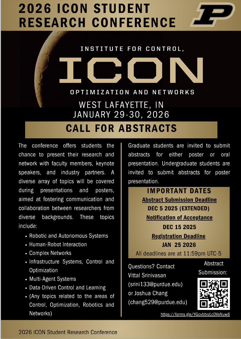 ICON SRC 2026 - Call for Abstracts Flyer